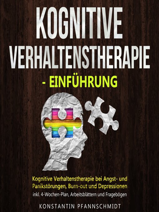 Title details for Kognitive Verhaltenstherapie--Einführung by Konstantin Pfannschmidt - Available